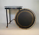 Bamboo Tray Round Side Table