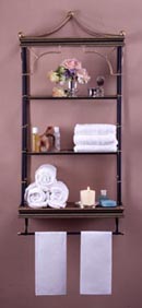 Bamboo Wall Linen Rack