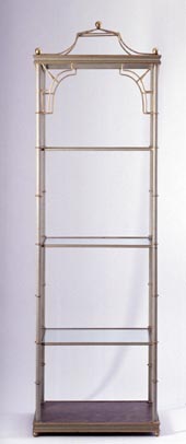 Bamboo Iron Etagere