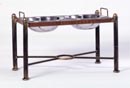 Tall Reeded Pet Bowls
