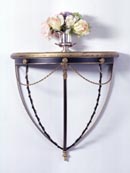 Leaf Round Wall Pedestal